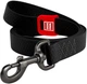 Поводок для собак водостойкий WAUDOG Waterproof, M, Ш 20 мм, Дл 305 cм, Черный (27361Collar) - изображение 1