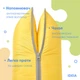 Подушка-валик трансформер 55×70 см IDEIA, багатофункціональна для відпочинку та подорожей, у машину желтая - изображение 3