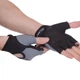 Перчатки для фитнеса перчатки спортивные Zelart Perfect Fitness 3886 размер M Black-Grey - изображение 6