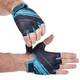 Перчатки для фитнеса перчатки спортивные Zelart Fitness Gloves 3887 размер XS Black-Blue - изображение 2