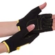 Перчатки для фитнеса перчатки спортивные Zelart Fitness Gloves 161728 размер S Black-Yellow - изображение 3
