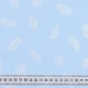 Ткань тик наперниковый перья голубой (220см 140г/м² пог.м) (162449) - изображение 3