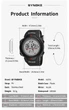 Годинник наручний Synoke waterproof 30m black - зображення 4
