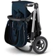 Детская коляска с люлькой Thule Sleek Navy Blue TH 11000010 - изображение 4