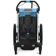 Коляска дитяча Thule Chariot Sport 1 Blue-Black TH 10201013 - зображення 5