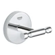 Крючок настенный двойной GROHE Start Cosmopolitan 41168000 округлый металлический хром CV031778 - изображение 1