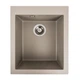 Мойка для кухни PLATINUM гранит 4150 SOKIL 410x500мм прямоугольная врезная без сифона бежевая PLS-A39602 - изображение 1