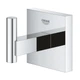 Крючок настенный одинарный GROHE QuickFix Start 40961000 прямоугольный металлический хром CV033410 - изображение 3
