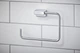 Держатель-кольцо для полотенец HANSGROHE AddStoris 189мм прямоугольный металлический хром 41754000 - изображение 4