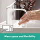 Змішувач для умивальника одноважільний HANSGROHE Vivenis білий латунь 75022700 - зображення 3