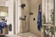Душевая лейка HANSGROHE Rainfinity с кнопкой 132мм пластик черная 26864670 - изображение 5