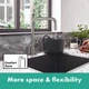 Змішувач для кухні одноважільний HANSGROHE Talis M54 сатин латунь 72806800 - зображення 3