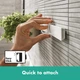 Комплект аксесуарів для ванної HANSGROHE WallStoris округлий пластиковий чорний 27968670 - зображення 4