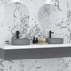 Умивальник накладний DEVIT ALLROUND 400x400x145мм круглий сірий 1512137G - зображення 3