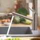 Cмеситель для кухни однорычажный HANSGROHE Zesis M33 сатин латунь 74802800 - изображение 5