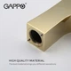 Cмеситель для гигиенического душа GAPPO на биде однорычажный золотой латунь G5007-3 - изображение 6