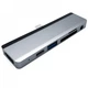 Магнітний хаб для макбука хромбука Type-C USB 3.5 Картрідер HDMI - изображение 1