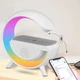 Нічник світильник RGB з Bluetooth колонкою радіо та бездротовою зарядкою для телефону - зображення 5