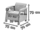 Комплект садових крісел Keter Corfu Duo Set капучіно 258977 - зображення 6
