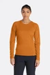 Женская футболка Rab Syncrino Base LS Tee Womens 10 Помаранчевий - изображение 1