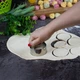 Металлическая форма кольцо с ручкой для вырезки теста (вареников, пельменей, печенья) Ø 7 см - изображение 5