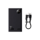 Зовнішній акумулятор Baseus Adaman 2 Metal Digital Display 30W 20000mAh Чорний (VOOC) (PPAD050001) - зображення 3