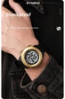 Часы наручные тактические Synoke waterproof 50m gold - изображение 2