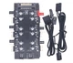 Фан хаб кулеров с подсветкой 6 x ARGB 5V/3 pin + 6 x Fan 4 pin PWM HUB SATA питание (801910387) Черный - изображение 1