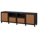 Тумба під телевізор з ящиками та дверцятами IKEA BESTA 240x42x74 см (494.216.31) - зображення 1