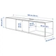 Тумба під телевізор з дверцятами IKEA BESTA 180x42x38 см (494.221.88) - зображення 7