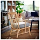 Крісло зі спинкою IKEA PERSBOL береза/Tibbleby бежевий/сірий (503.501.90) - изображение 3