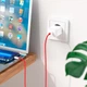 Кабель зарядки Hoco X87 Magic silicone 20W Type-C to Lightning, 1м red - зображення 4