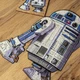 Фігурний дерев'яний пазл R2D2 XXL - зображення 12