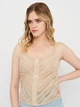 Топ женский H&M 0832479 XS Бежевый (SZ2000215058856) - изображение 4
