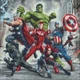 Набор алмазной мозаики АлМазка 40*40 см "Марвел" АлМ-182 - изображение 1