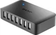 USB-хаб D-Link USB Type-B 7 x USB 2.0 480 Mbit/s Black (DUB-H7/E) - зображення 2
