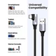 Дата кабель USB 3.0Type-C to Type-C 1.0m 60W US385 90-degree Black Ugreen (20299) - зображення 5