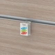 Гачок пластиковий одинарний для економпанелей PIN Expo L=50 мм прозорий - зображення 3
