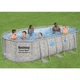 Овальный каркасный бассейн Bestway 56716 (549-274-122 см) Power Steel™ Swim Vista Series™ - изображение 3