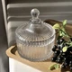 Стеклянная сахарница с крышкой купол 250 мл Прозрачный купол 2 - изображение 1