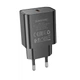 Зарядное устройство BOROFONE Power single port charger BA71A 1Type-C 20W/3A PD/QC Black BA71AB - изображение 2