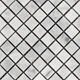 Мозаика из мрамора Матовая МКР-4СН (15x15) White Mix - изображение 5