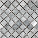 Мозаика из мрамора Матовая МКР-4СН (15x15) Black - изображение 5