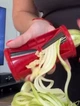 Терка для корейской моркови и кабачков Spiral Slicer Красная - изображение 2