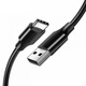 Кабель USB 2.0 AM-Type-C M UGREEN US287 3м 3A 18W Nickel Plating 60826 Черный - изображение 2