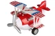Самолет металический инерционный Same Toy Aircraft красный - изображение 1