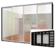 Шафа-купе чотиридверна Алекса 340*60*250 см Венге магія 4 двері Дзеркало ШК-02 - зображення 1