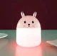 Увлажнитель котик Мини Арома-диффузор Humidifier Rabbit USB ультразвуковой Розовый, увлажнитель воздуха ночник 2 в 1 - изображение 10