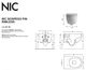 Унітаз підвісний Nic Design Pin 55х37, Curry глянець (003709071) - зображення 3