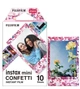 Фотопапір для камери Fujifilm Instax Mini Confetti instant Film 10 аркушів для instax mini 12, 11, 9, LiPlay, 7S, 8, 40, 70, 90, 99, evo (1 картридж = 10 фотографій) Японія - зображення 10